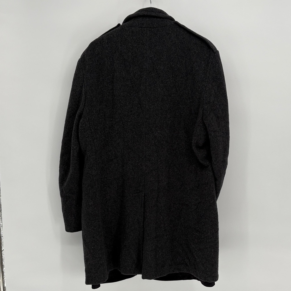 🚜 Stratojac Charcoal wool Military style Coat - Picture 4 of 4